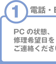 ご依頼から修理完了までの流れ